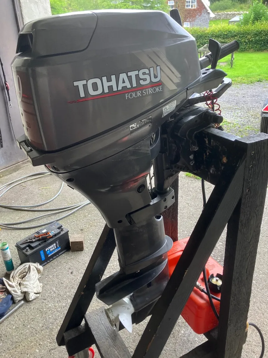 TOHATSU 9.9HP TILLER CONTROLS 4 STROKE L/SHAFT - Image 3