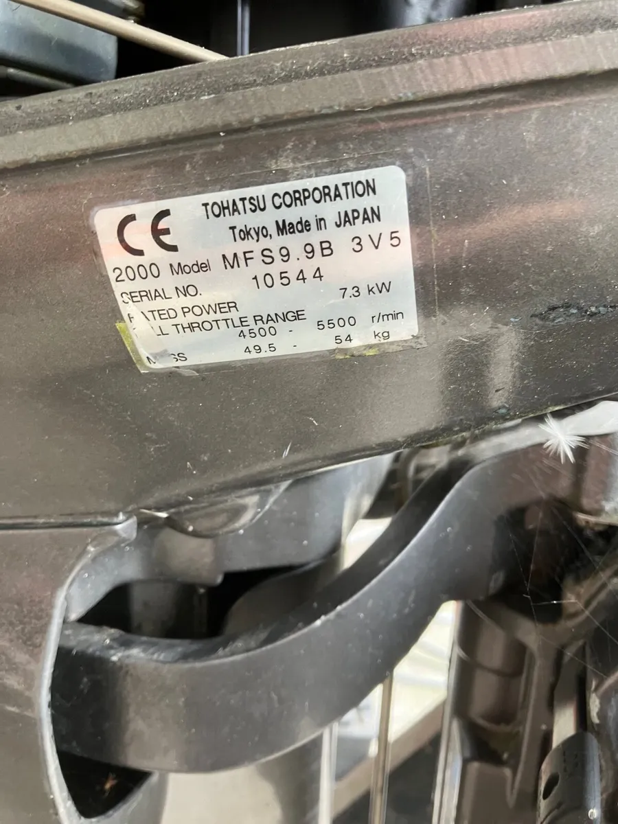 TOHATSU 9.9HP TILLER CONTROLS 4 STROKE L/SHAFT - Image 4