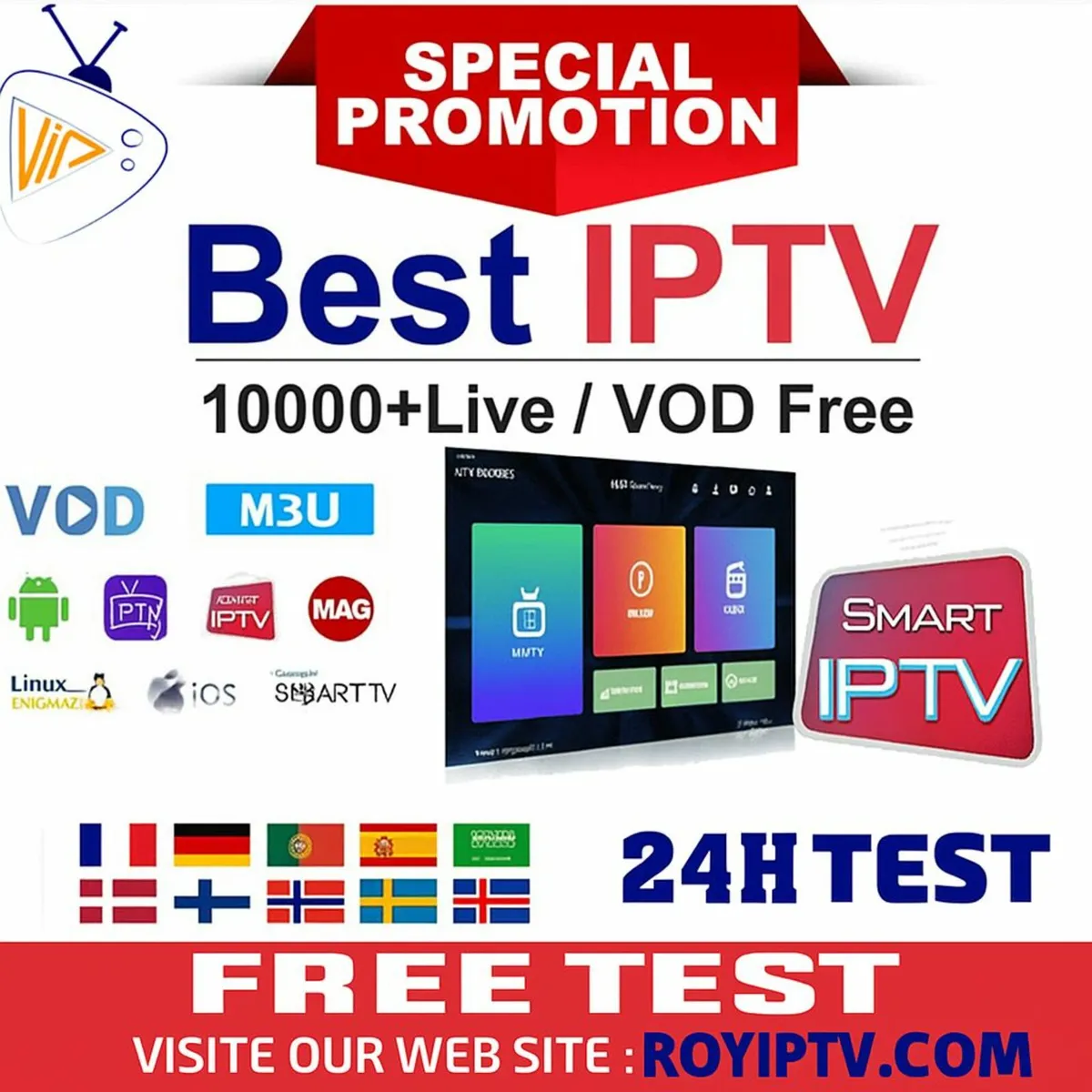 NO BUFFERING 4K IP-TV