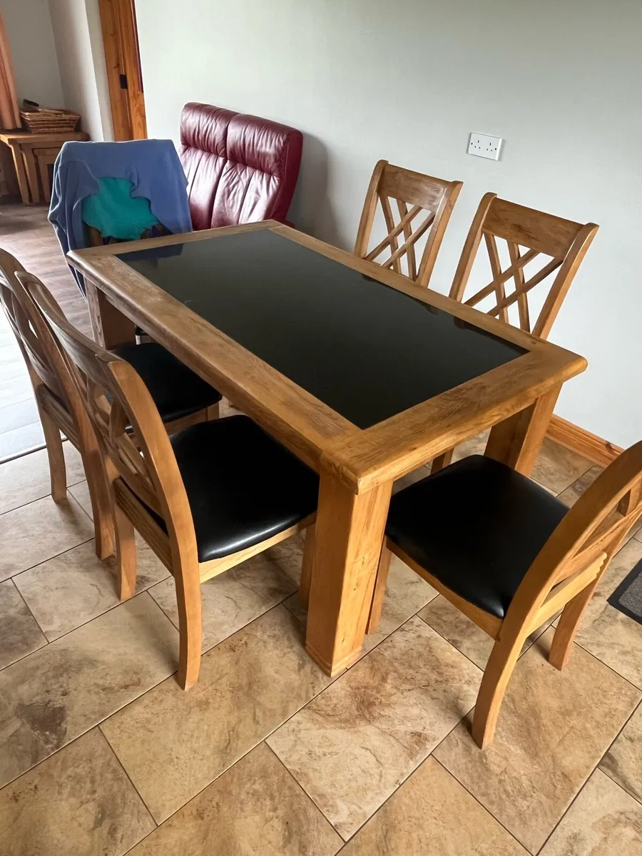 Table and 6 Chairs - Image 1
