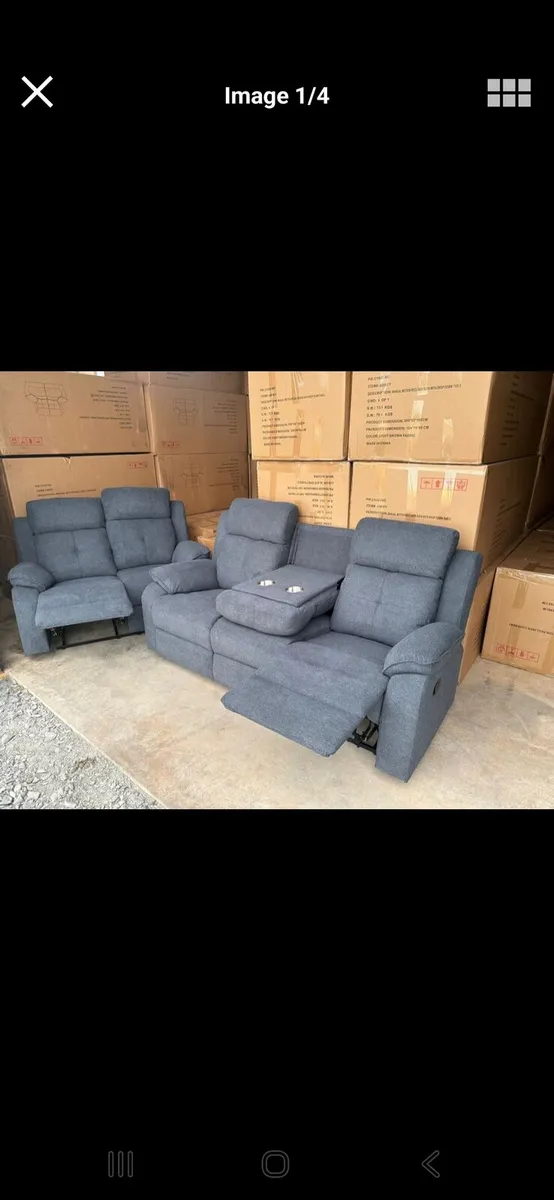 Jasber 3 plus 2 recliner couches reduced