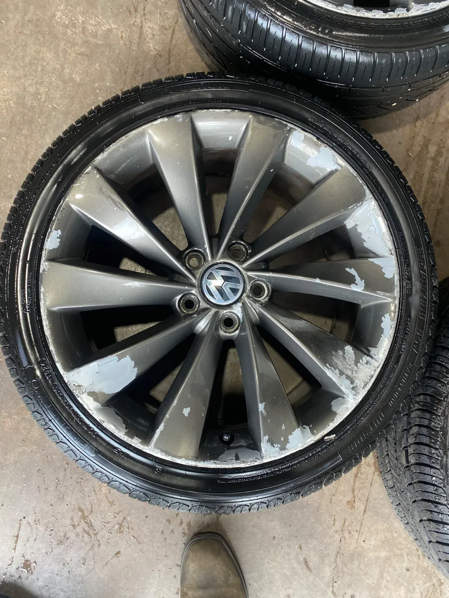 18inch VW scirocco alloy wheels and tyres - Image 3