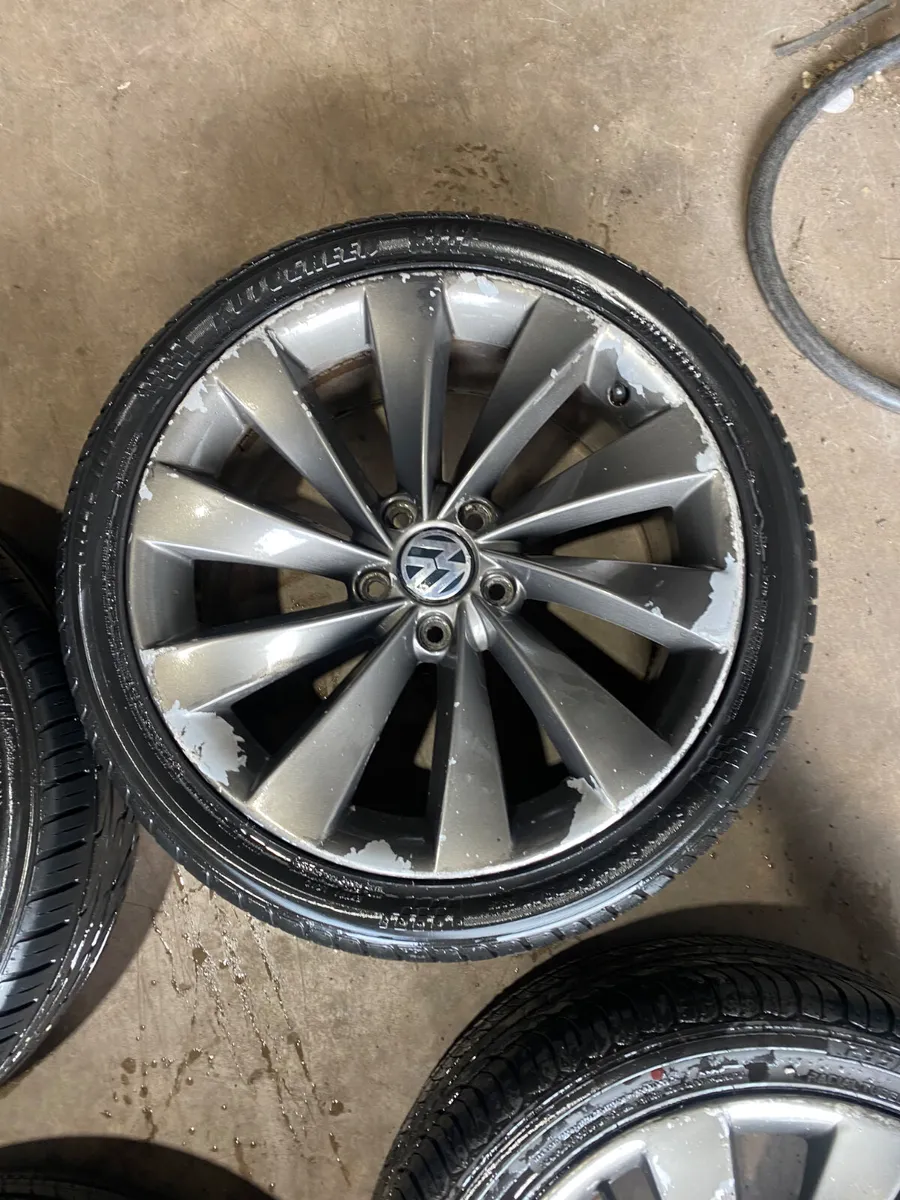 18inch VW scirocco alloy wheels and tyres - Image 4