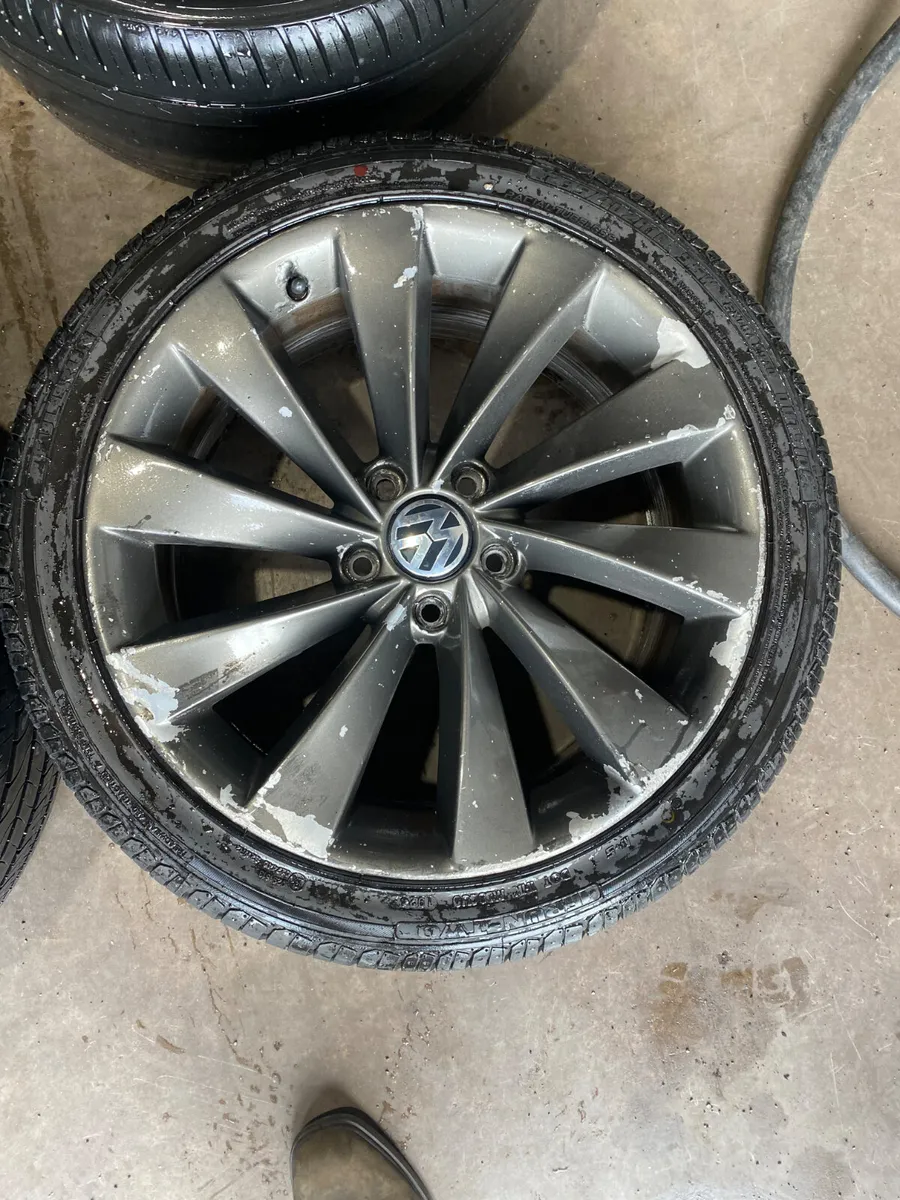 18inch VW scirocco alloy wheels and tyres - Image 2