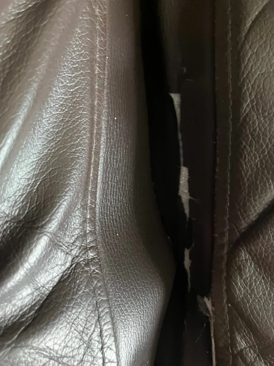 2-seater leather sofa - Image 3