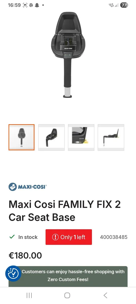 Maxi cosi pearl smart I Car seat - Image 3