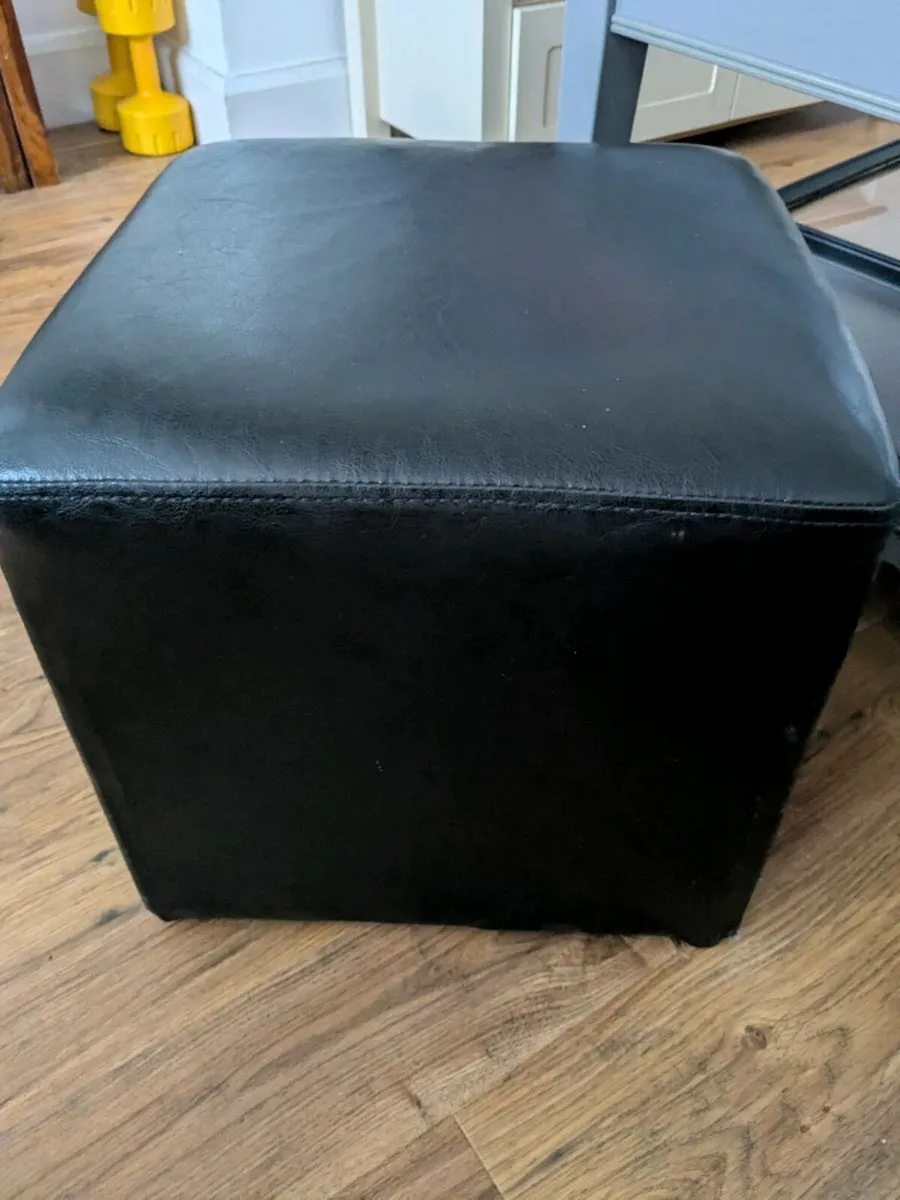 Black foot stool - Image 3