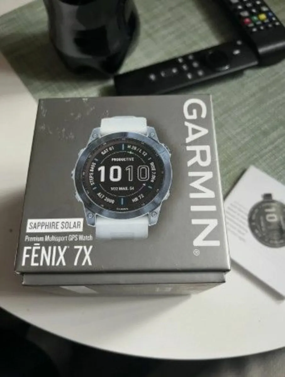 Garmin Fenix 7X Sapphire Solar Sports Watch - Image 1