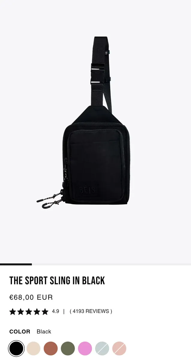 BÉIS Crossbody Bag - Brand New with Tags - Image 2