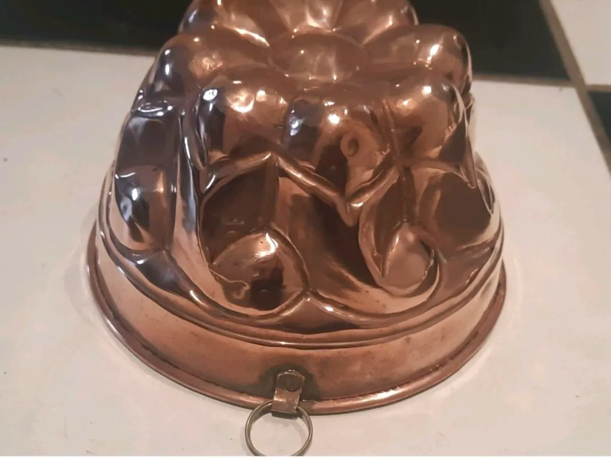 Antique Copper Jelly Moulds - Image 2