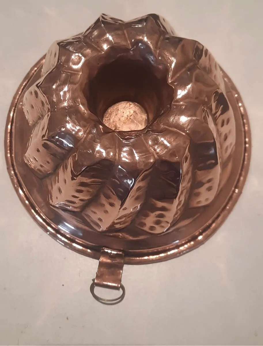 Antique Copper Jelly Moulds - Image 4