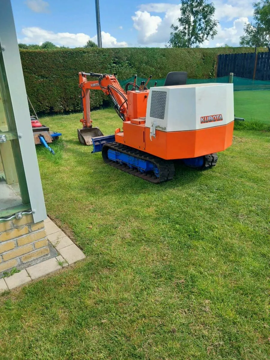 Kubota mini digger - Image 2