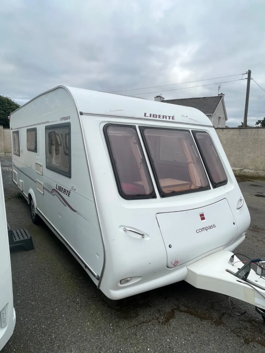 Compass 4 Berth Fixed Bed Caravan For Sale - Image 1