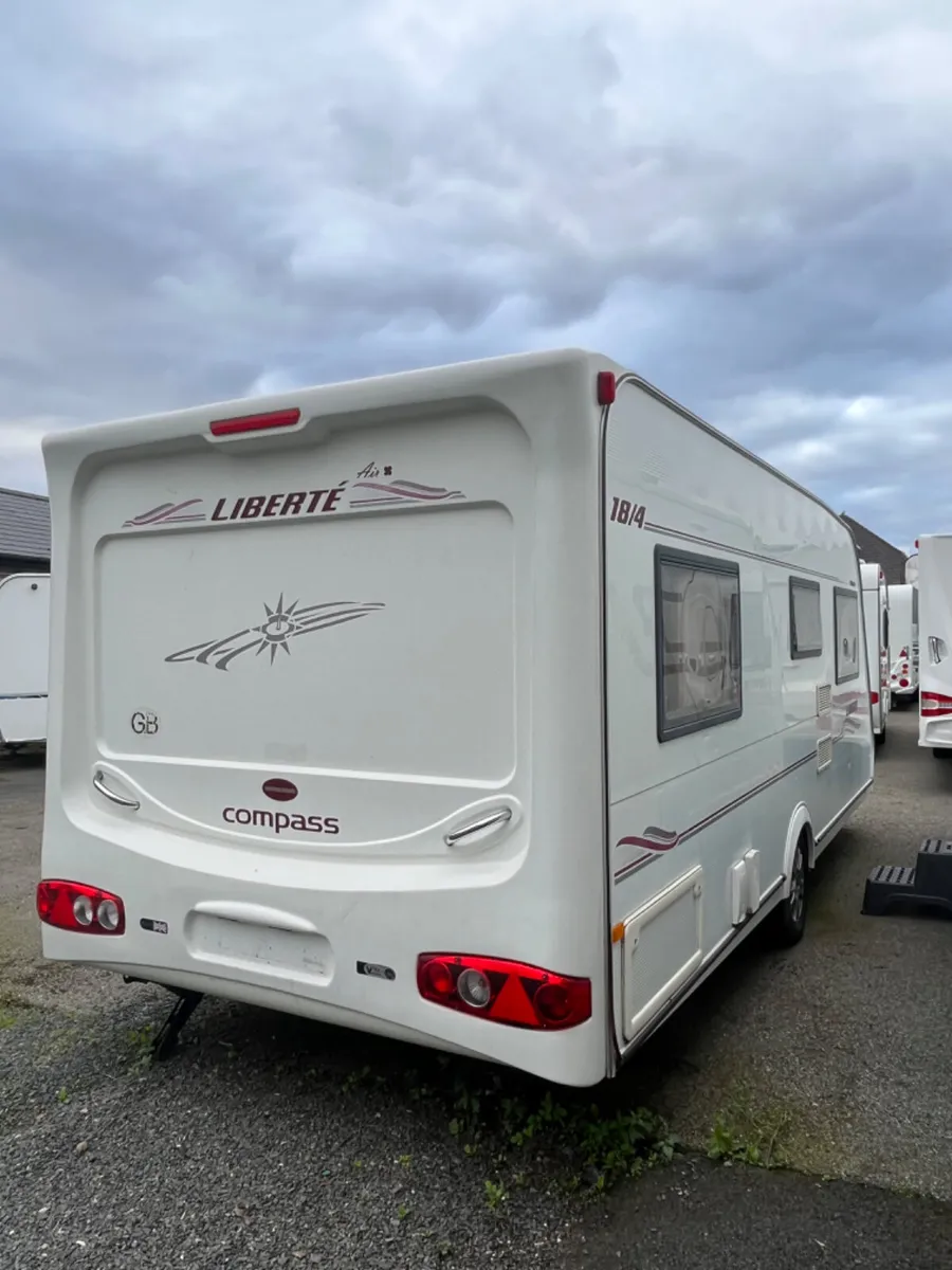 Compass 4 Berth Fixed Bed Caravan For Sale - Image 4