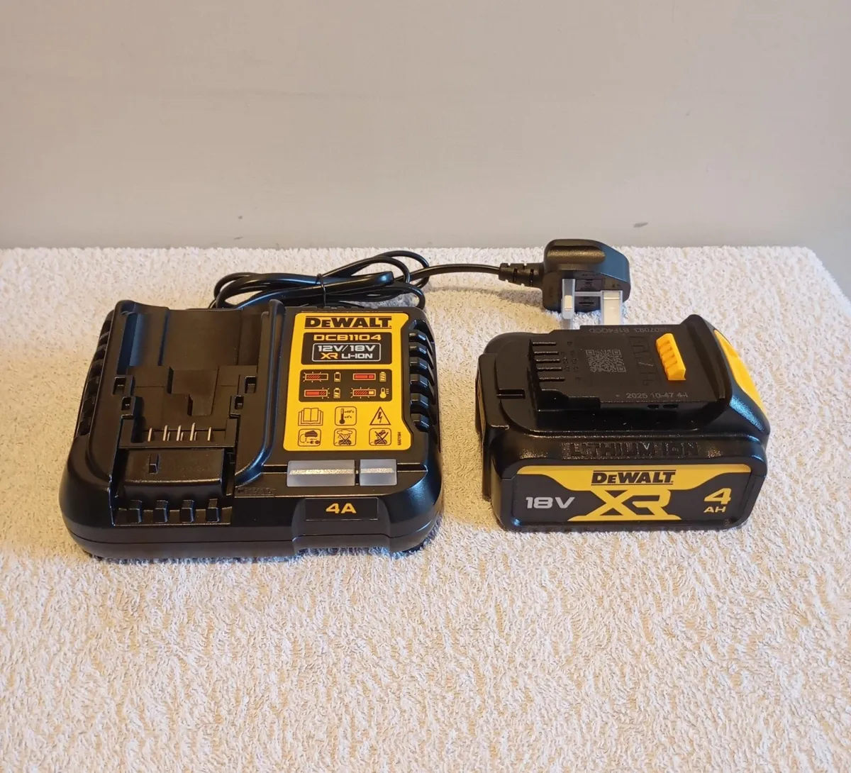 DeWalt Charger and Battery (New) - Image 1