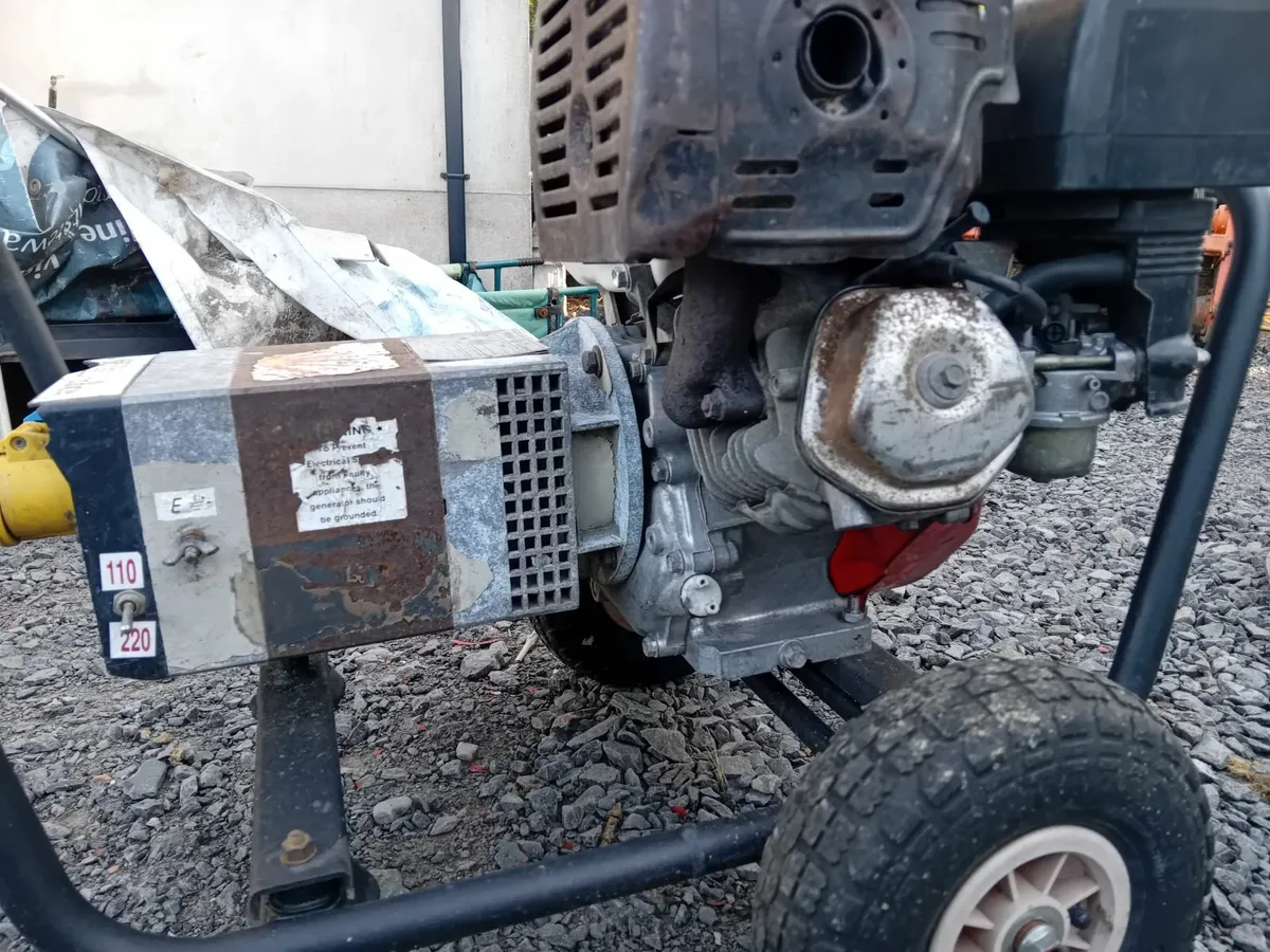 8HP Honda Generator 110v and 240v - Image 2