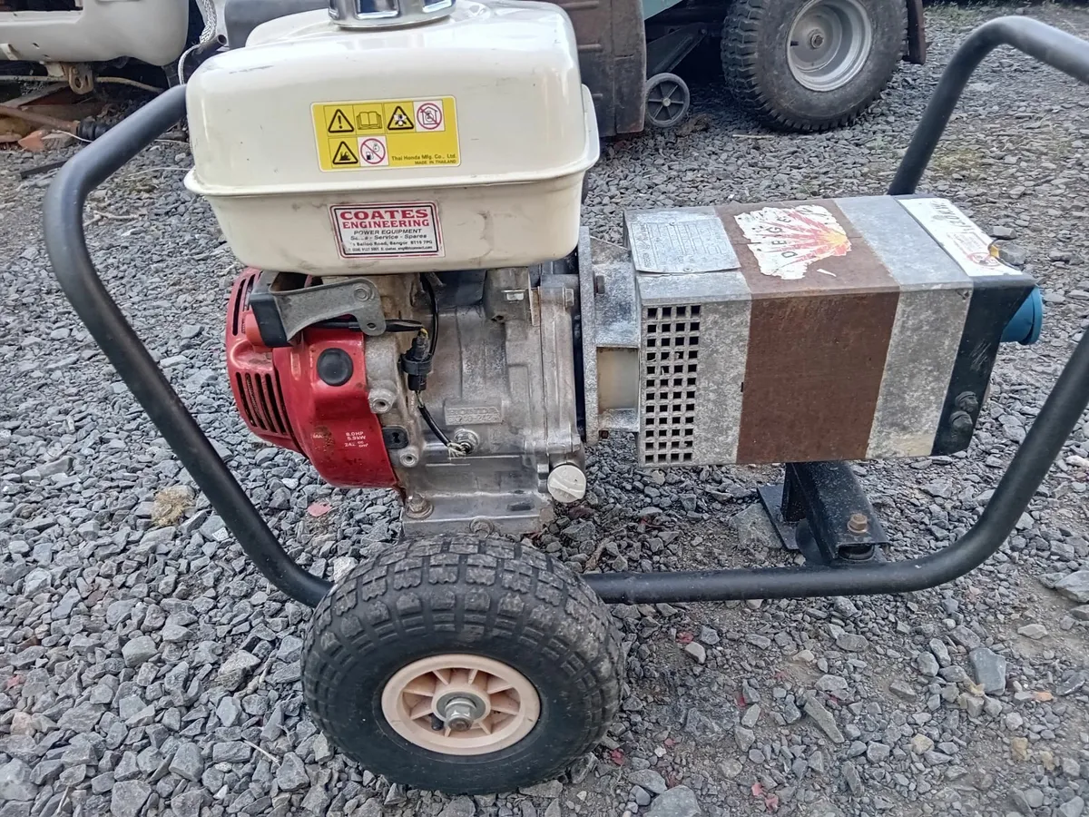 8HP Honda Generator 110v and 240v - Image 4
