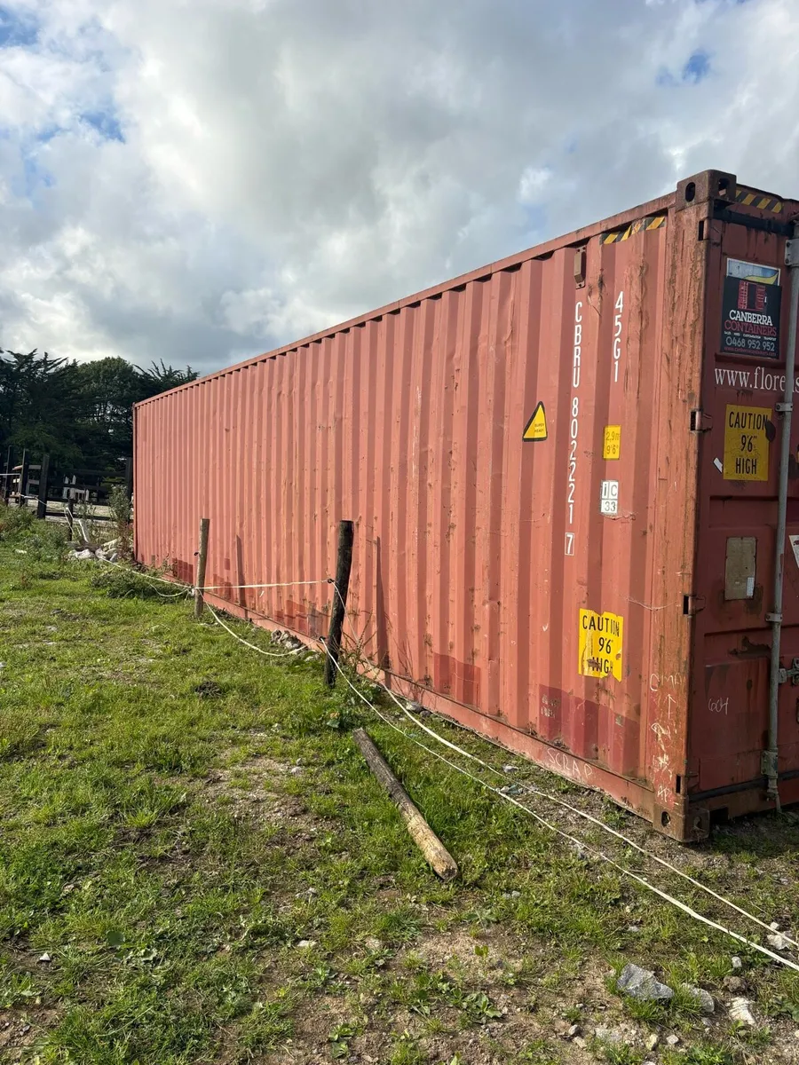 40ft container. In very good condition - Image 2