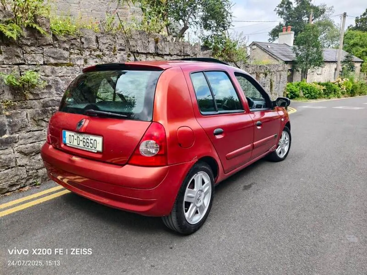 2007 Renault Clio (New NCT 02/26) Low KMs - Image 3