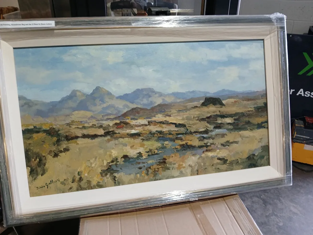 Original oil painting 🖼 framed connamara - Image 3