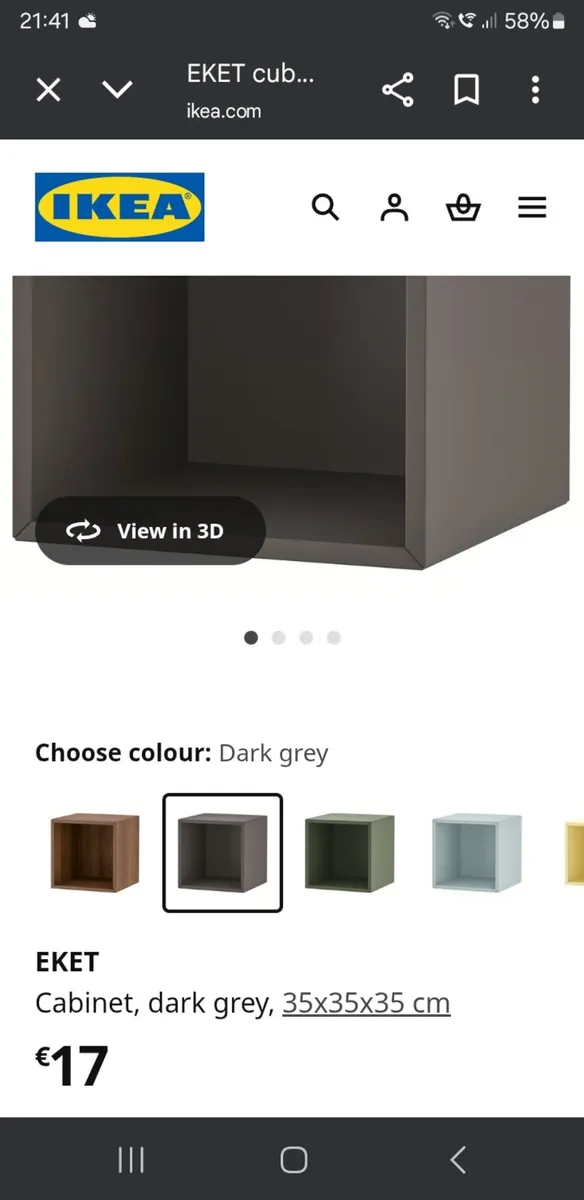 Ikea cube storage units - Image 2