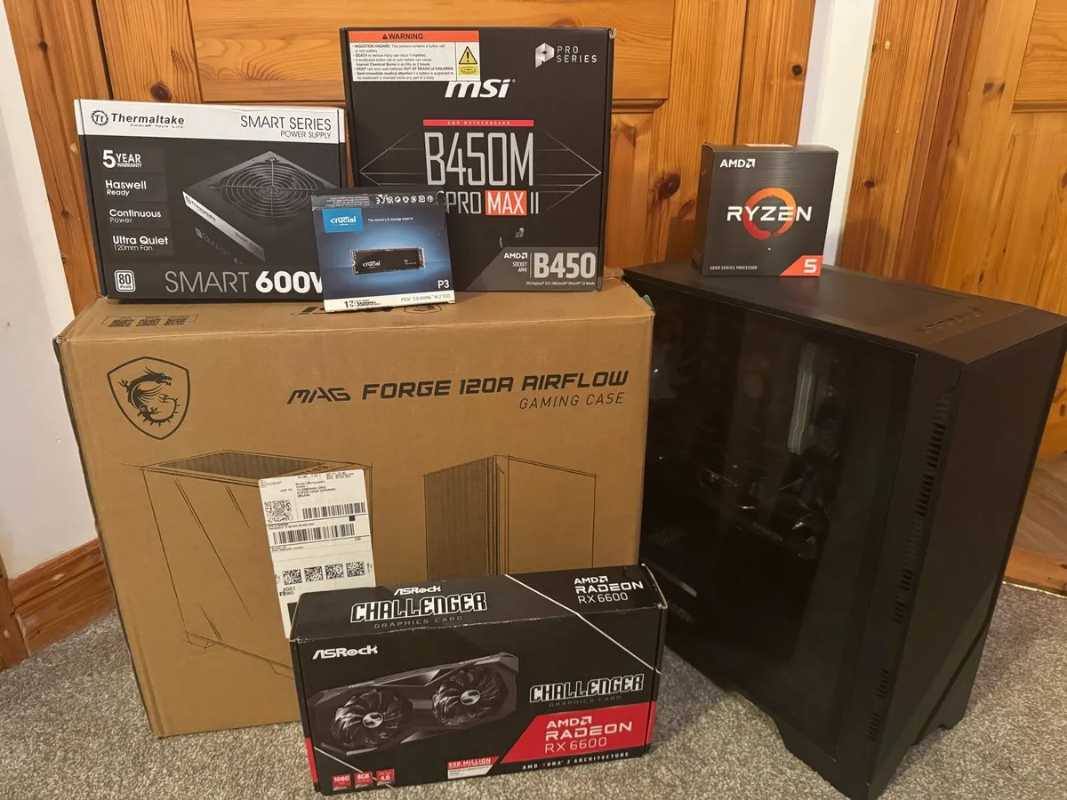 New Ryzen 5 RX6600 gaming PC - Image 1