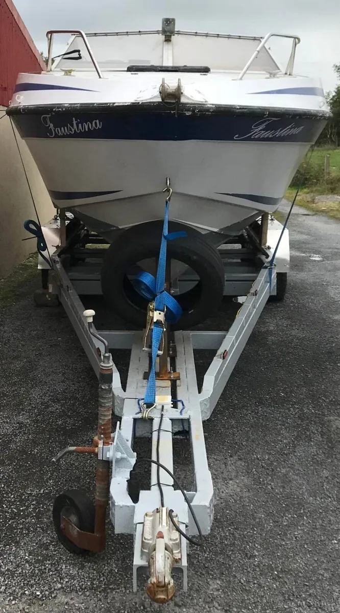 Heavy Duty Boat Trailer and 25ft Boat - Image 3