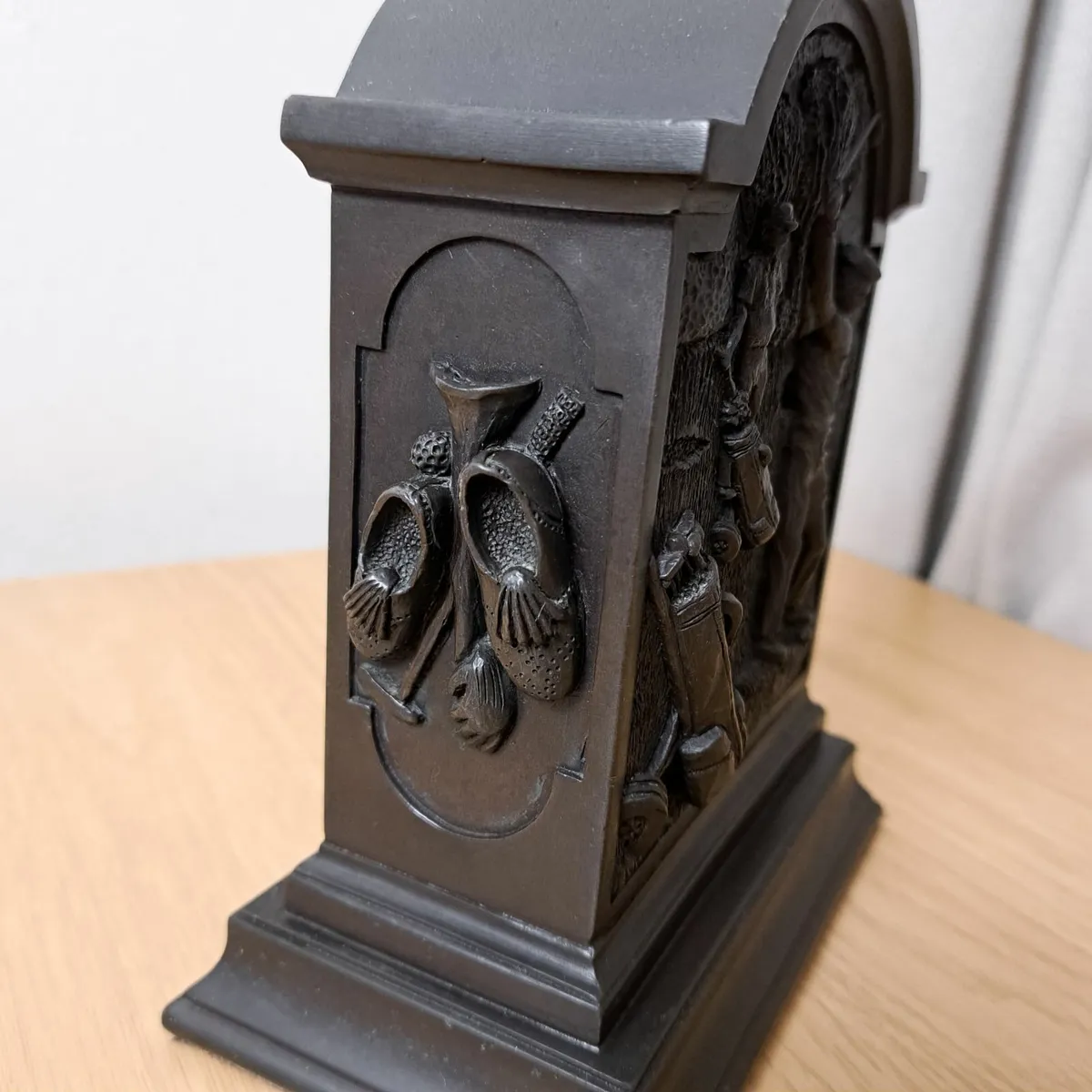 Vintage Genesis Fine Arts Bronze Golf Clock 1999 - Image 4