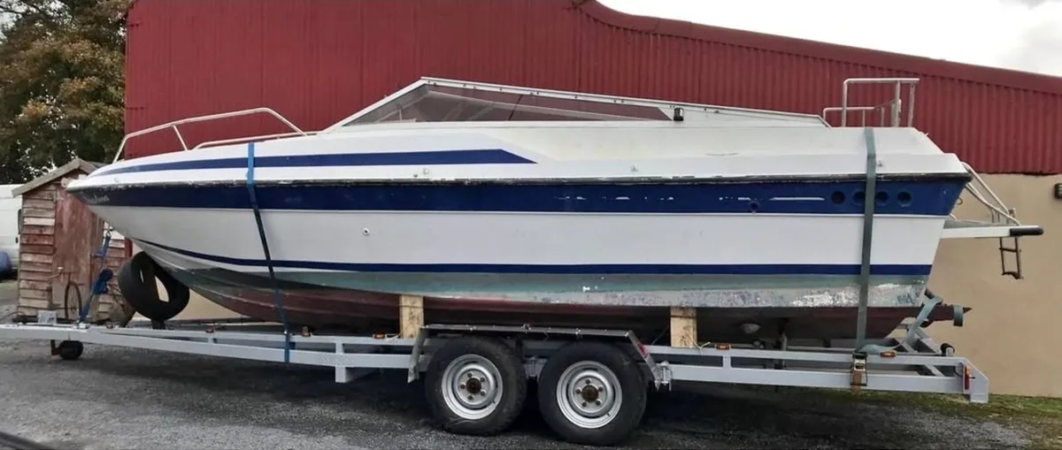Heavy Duty Boat Trailer and 25ft Boat - Image 4
