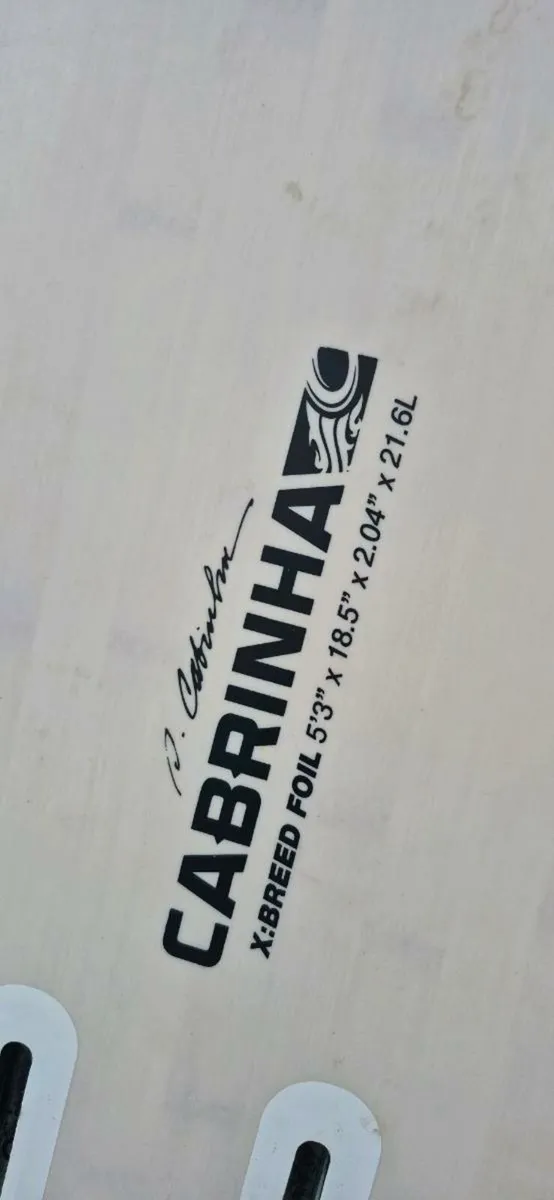 Cabrinha x-breed kite surf/foil board - Image 3