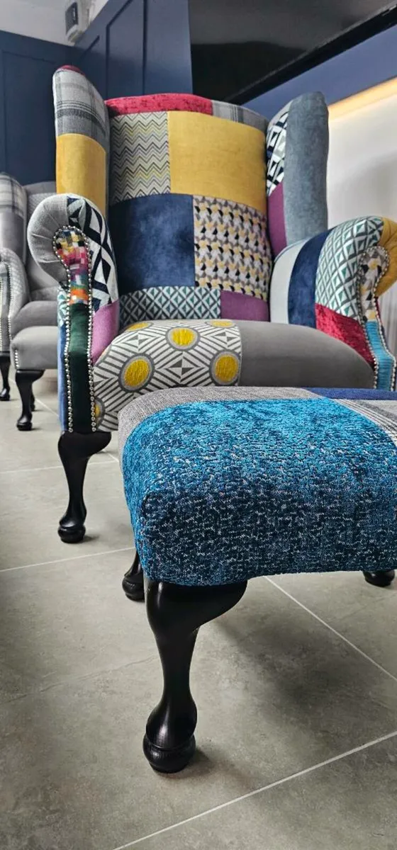 Queen Anne Chair's and footstools ☘️☘️☘️ - Image 3