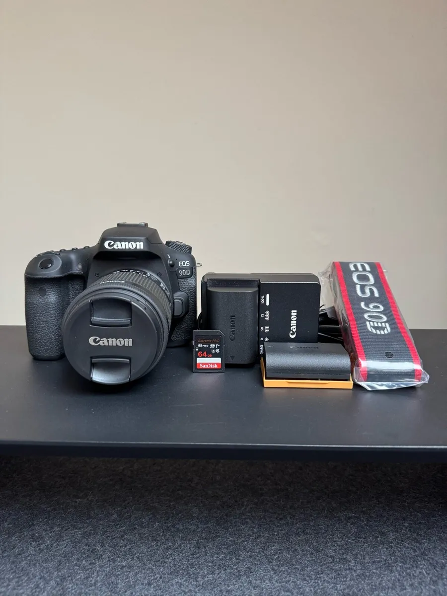 Canon 90D with 18-55mm Lens & Accessories - Image 1