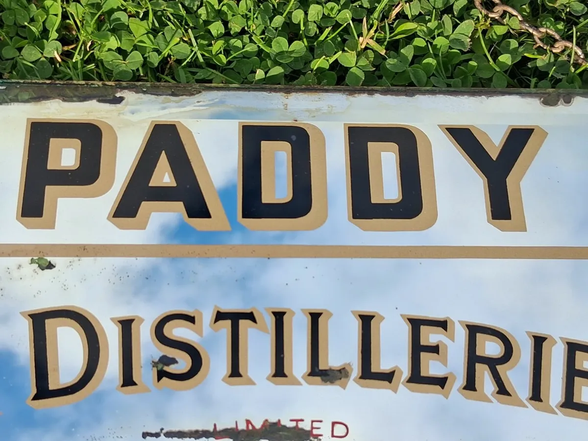 Old Paddy whisky advertising mirror. - Image 3