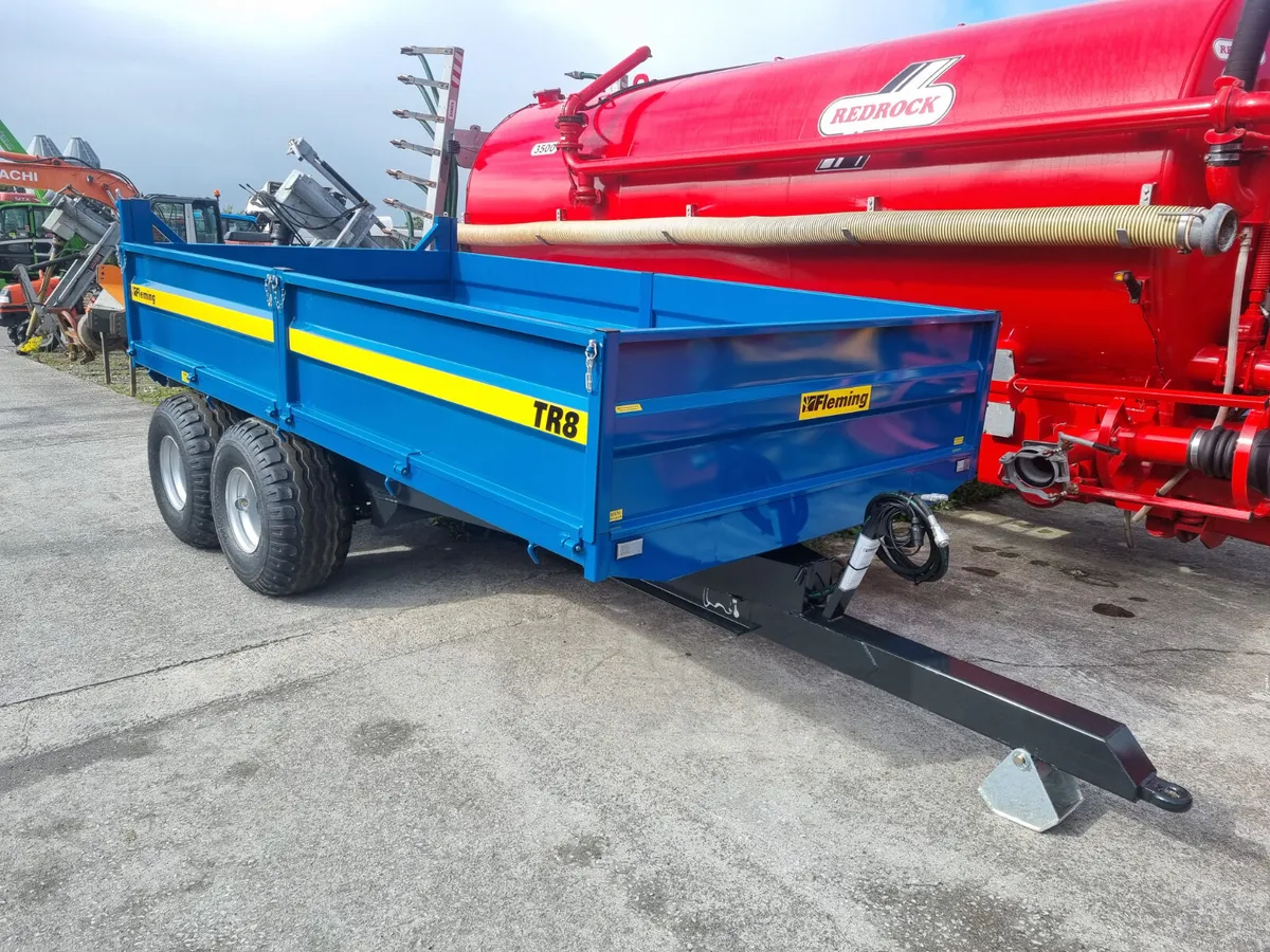 Fleming Tipping Trailer TR8 8 Ton - Image 1