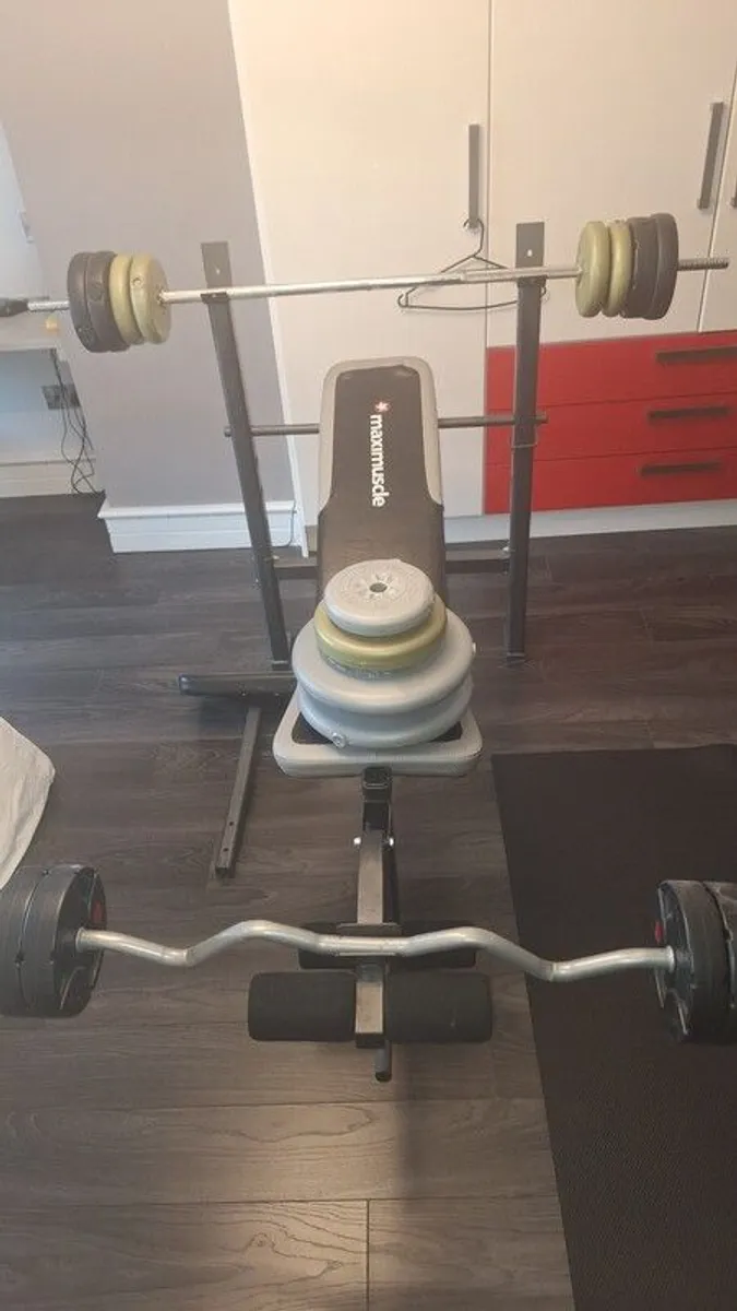 weights and bench - Image 2
