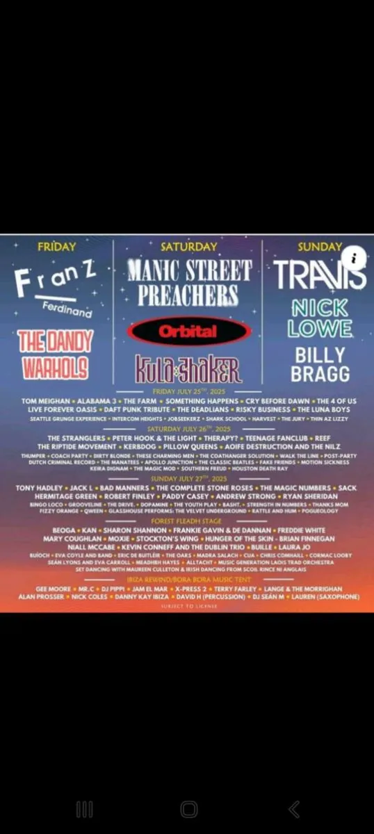🛑🛑2 x Forest fest weekend tickets 🛑🛑