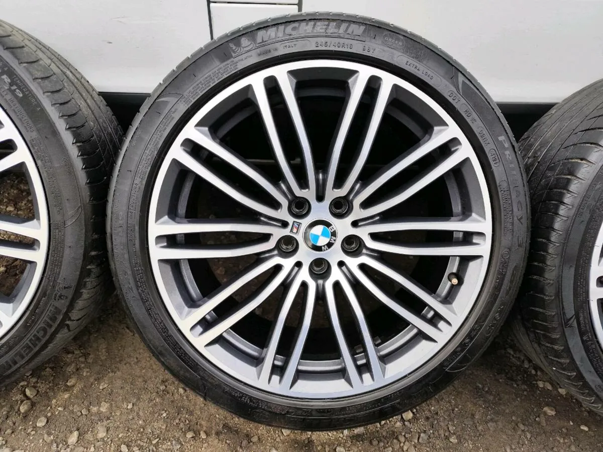 19" BMW 5 series Msport alloys mint on Michelin - Image 4