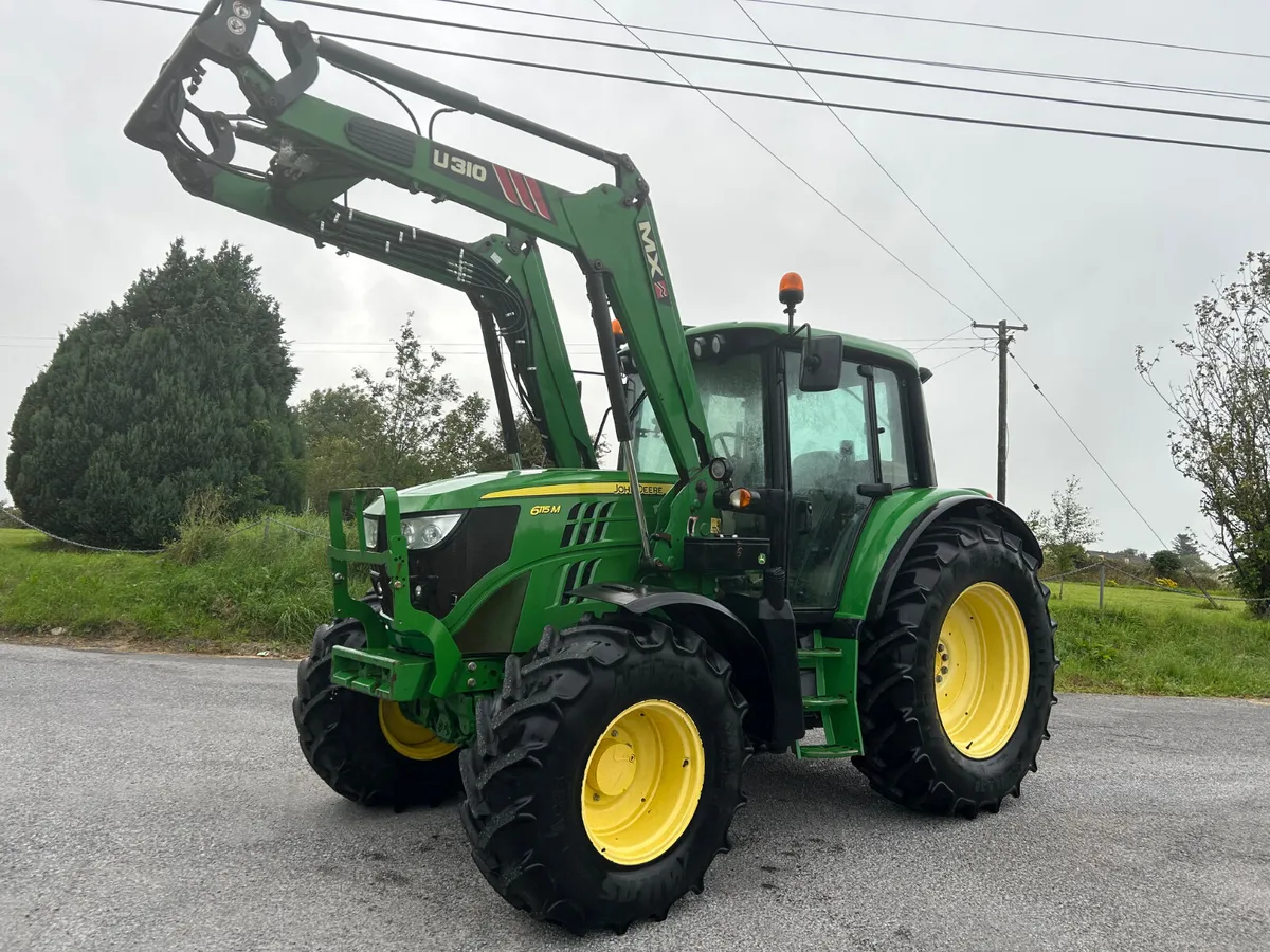 2016 John Deere 6-115M with Loader - Image 1