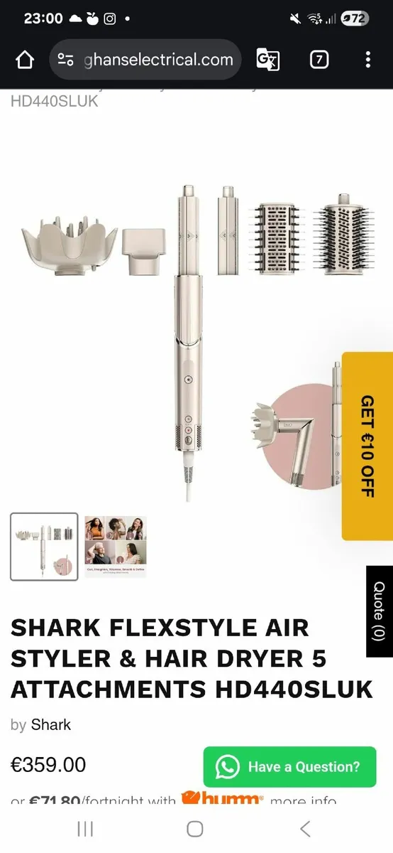 Shark Flexstyle 5 in 1 Airstyler and hair dryer - Image 2