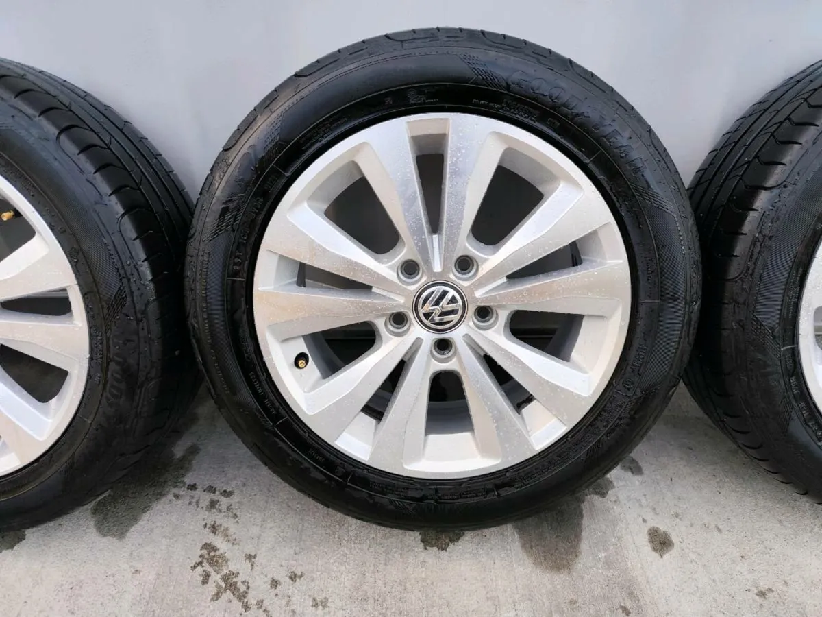 VW alloys with GoodYear tyres. Immaculate. - Image 4