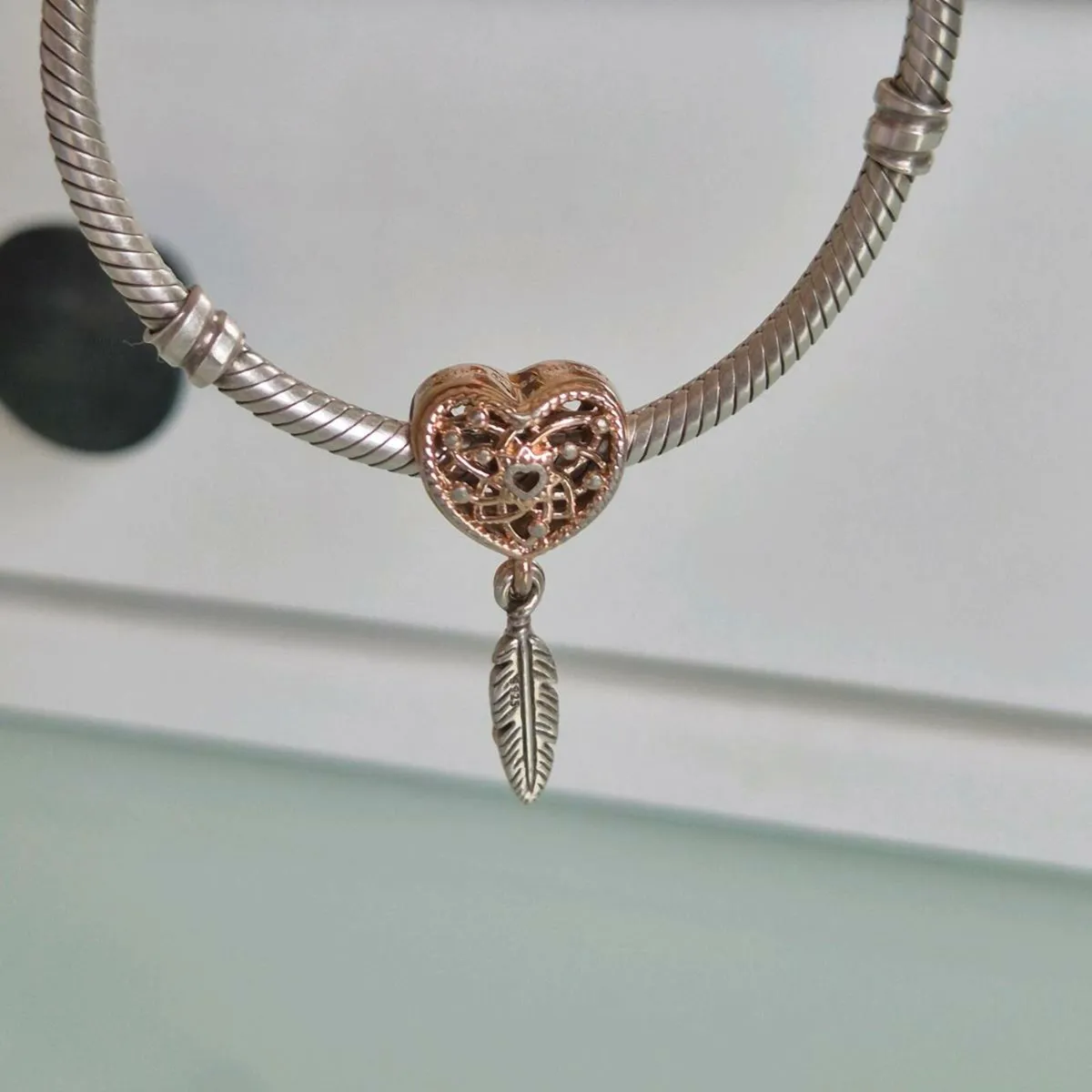 Pandora charm dreamcatcher in good used condition - Image 3
