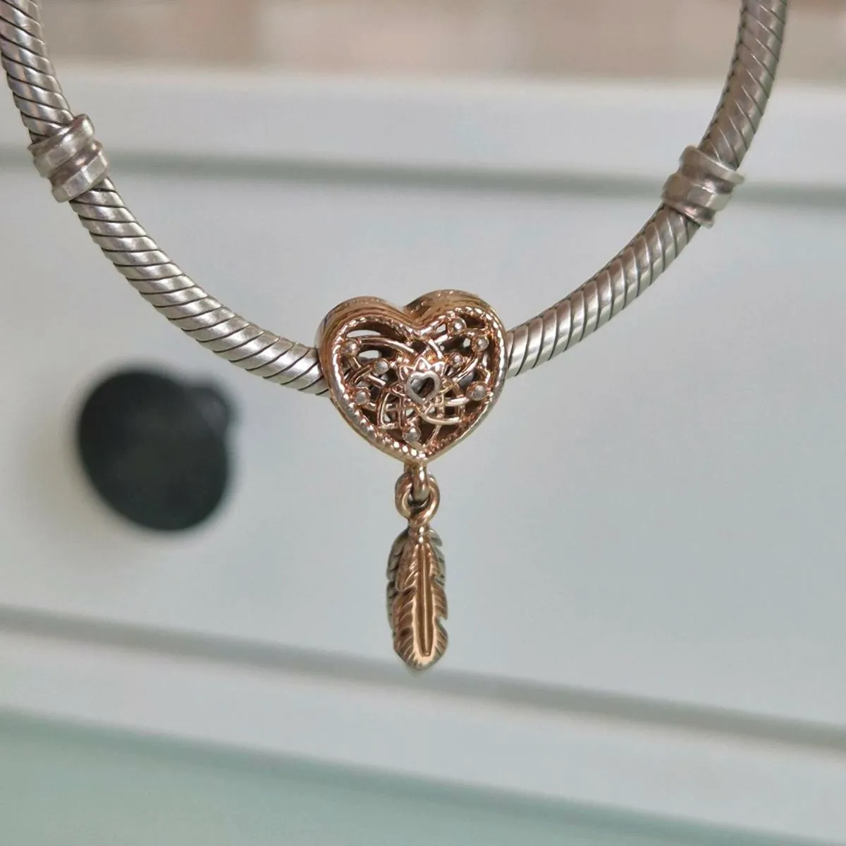 Pandora charm dreamcatcher in good used condition - Image 4