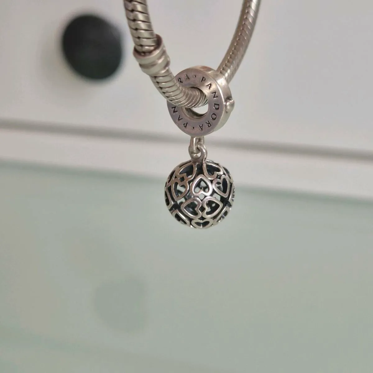 Pandora dangle heart charm perfect condition fully - Image 3