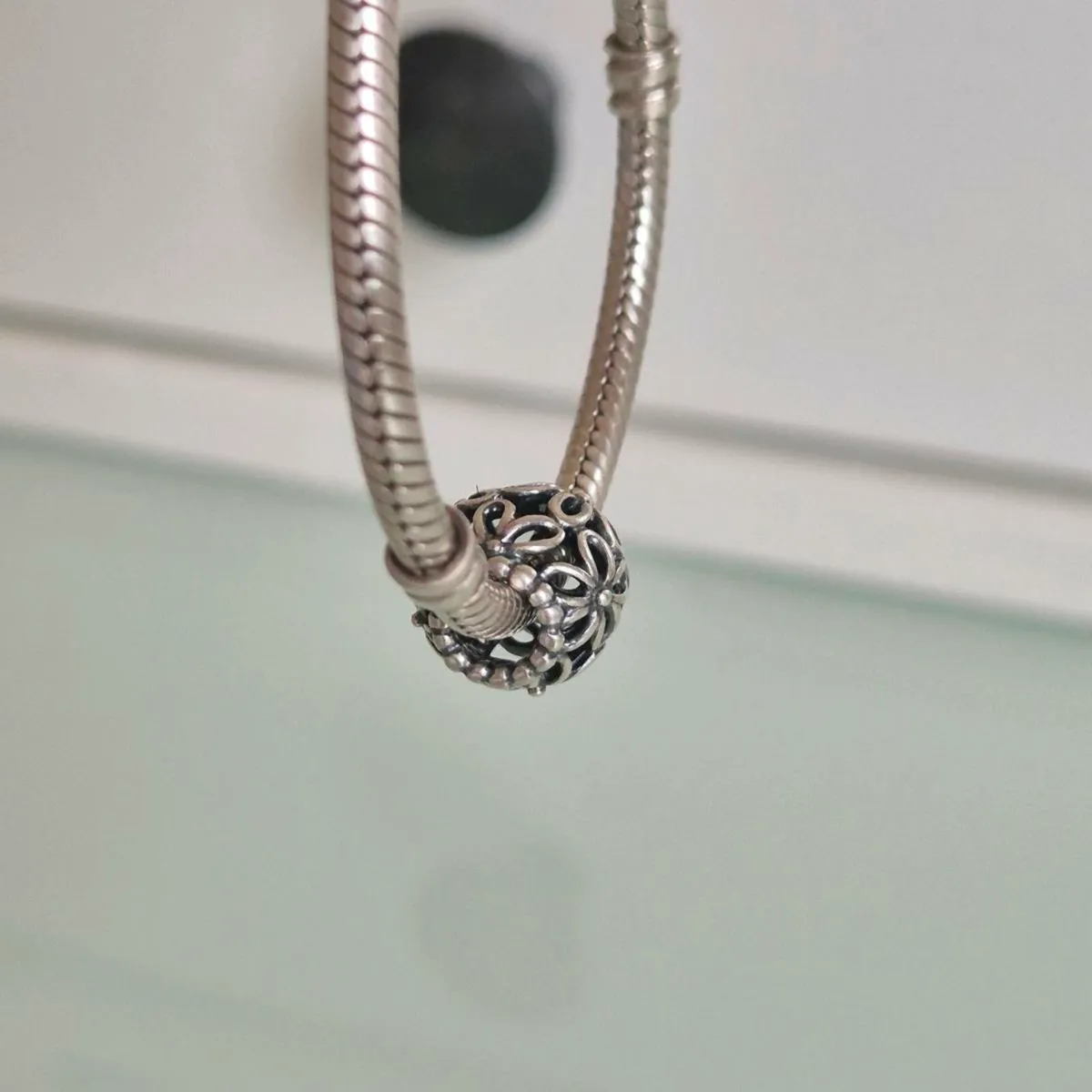 Pandora flower charm excellent condition fully hal - Image 3
