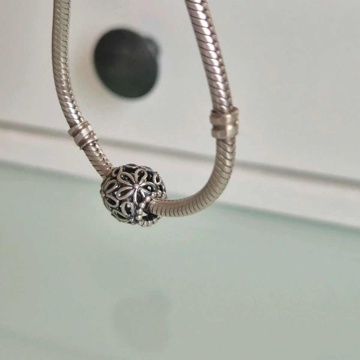 Pandora flower charm excellent condition fully hal - Image 4