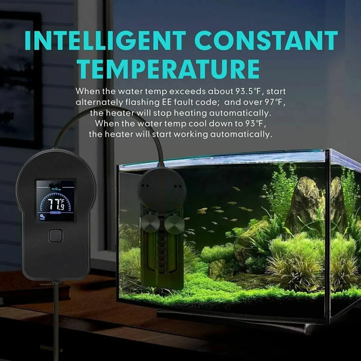 Underwater Aquarium Heater 800W Submersible - Image 2