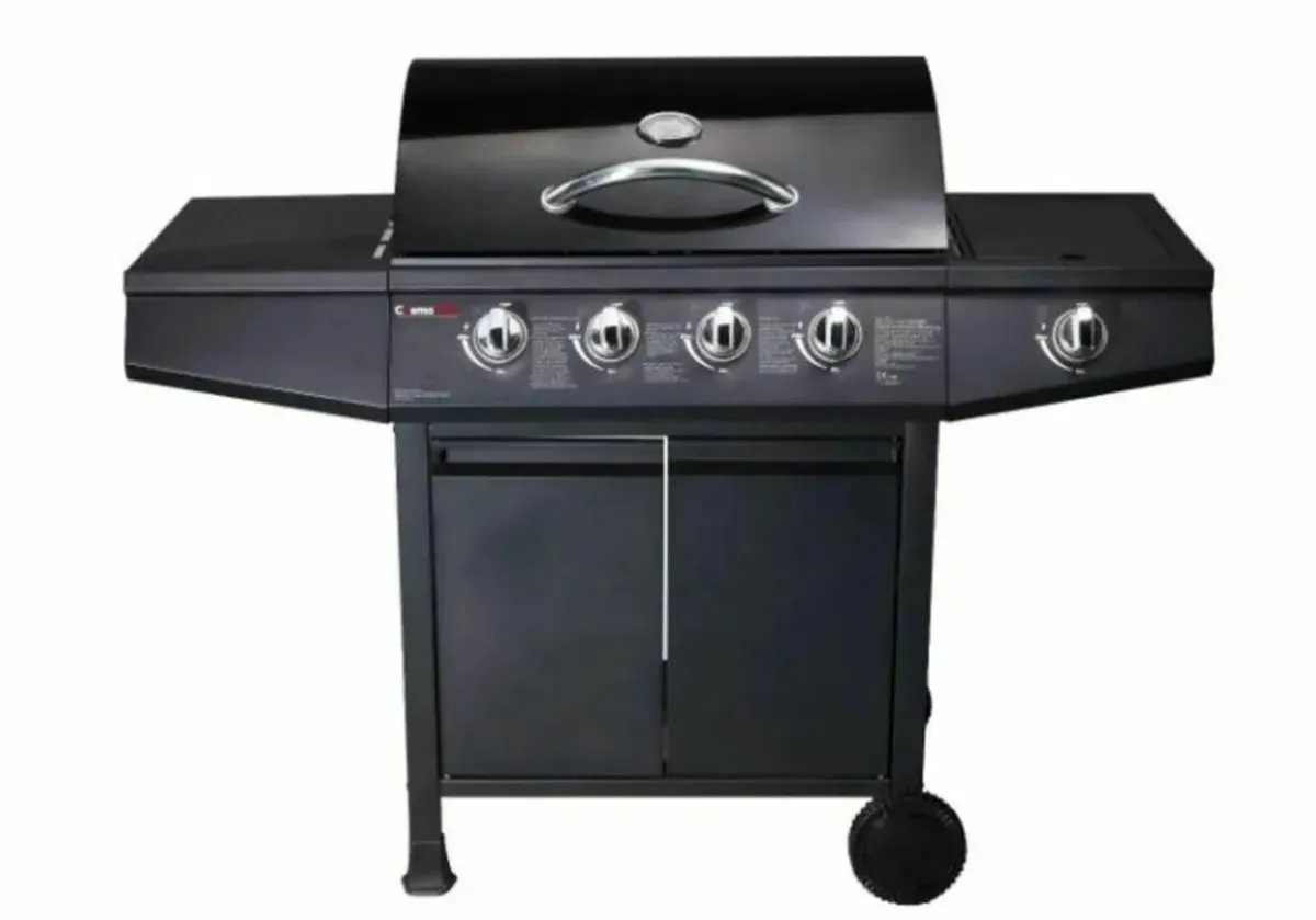 Garden Grill with 4+1 Gas Burners Outdoor Barbecue - Image 4