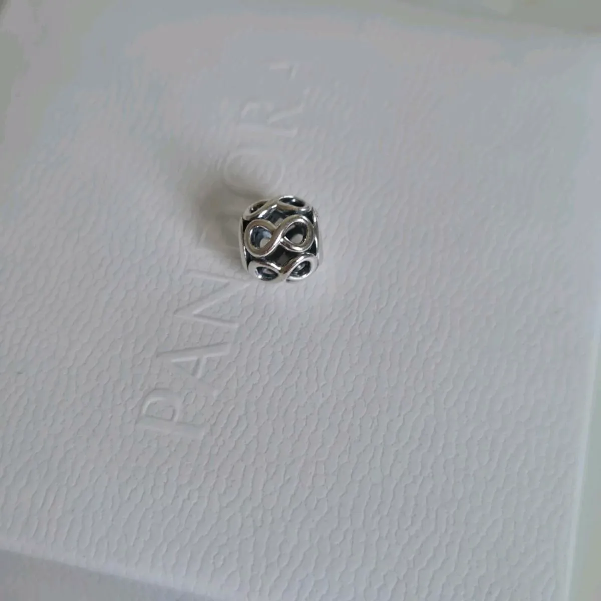 Pandora infinity charm like new fully hallmarked - Image 1