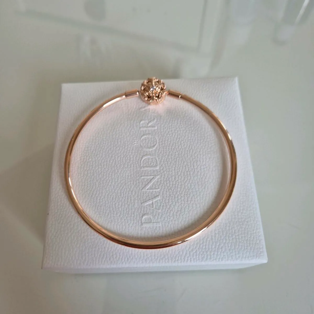 Pandora bracelet snowflake rose gold brand new - Image 2