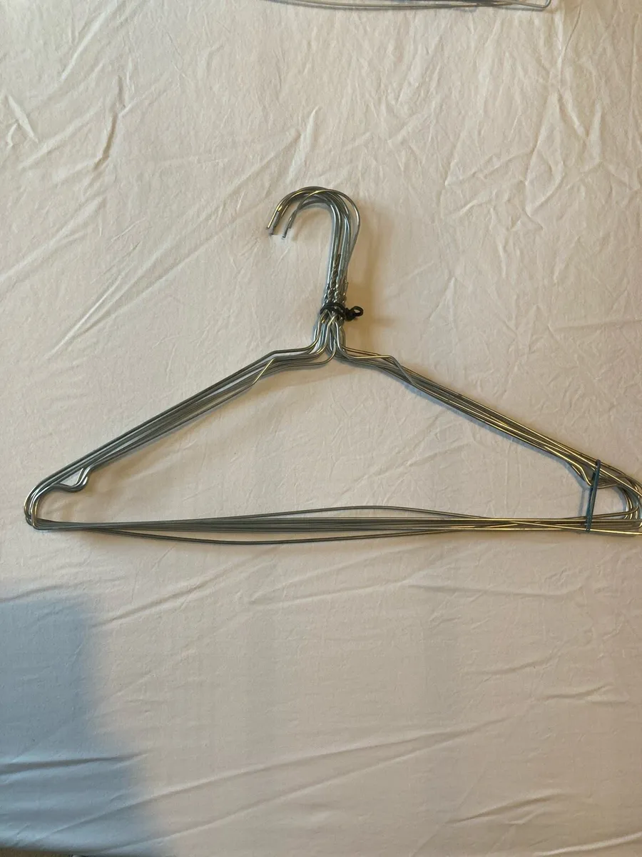 FREE wire hangers - silver and white - Image 2